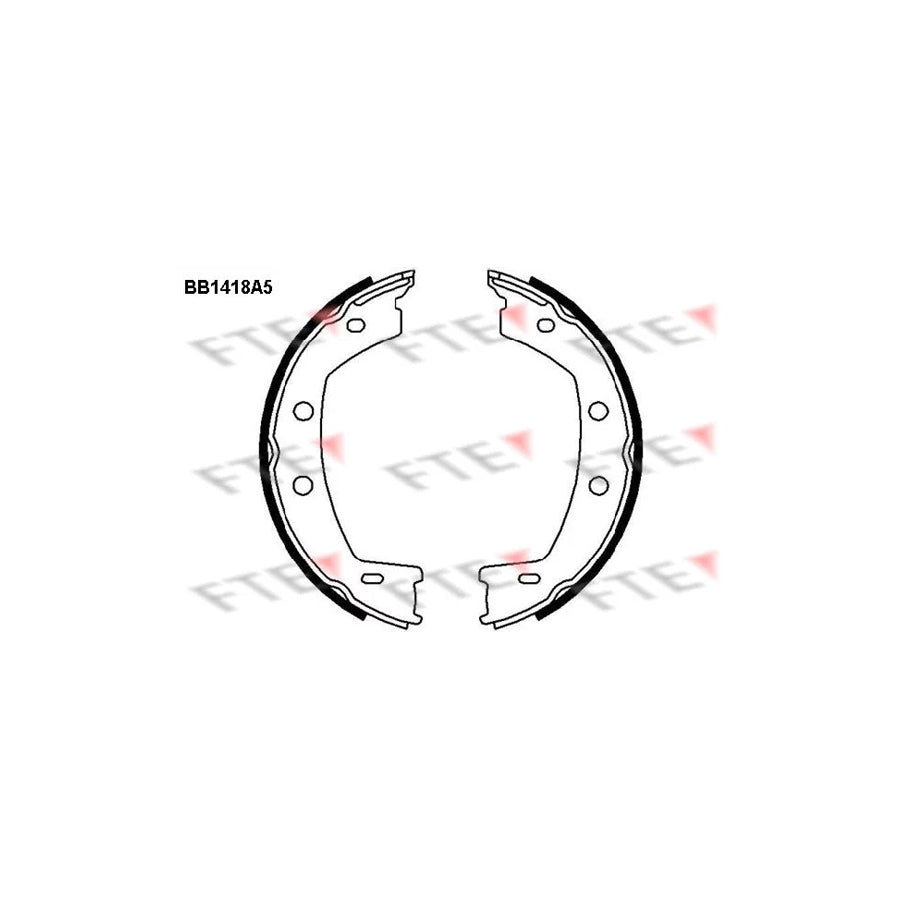 FTE Bb1418A5 Handbrake Shoes for Land Rover Freelander 2 Off-Road (L359)