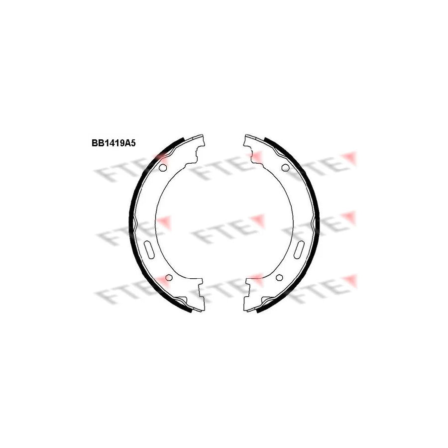 FTE Bb1419A5 Handbrake Shoes
