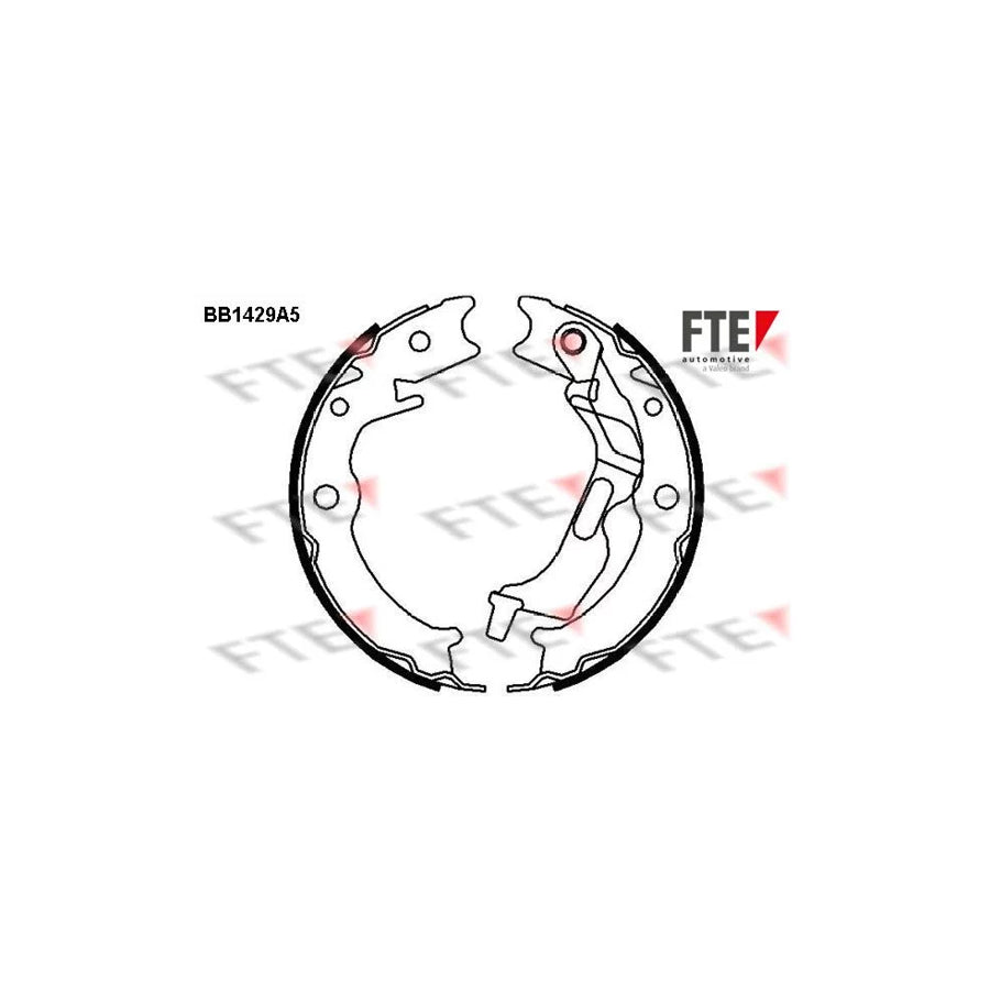 FTE Bb1429A5 Handbrake Shoes