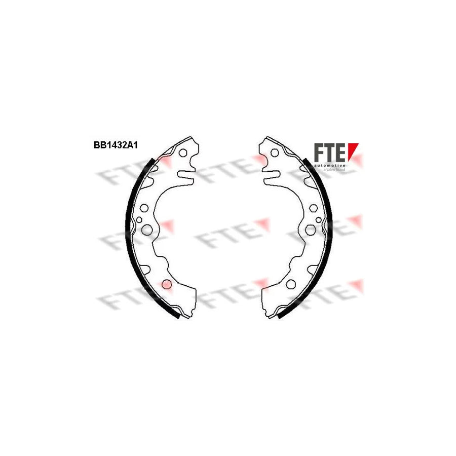 FTE Bb1432A1 Brake Shoe Set for Daihatsu Trevis