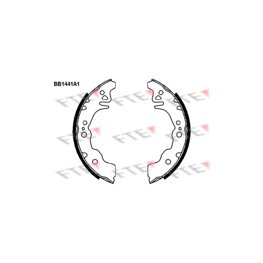 FTE Bb1441A1 Brake Shoe Set