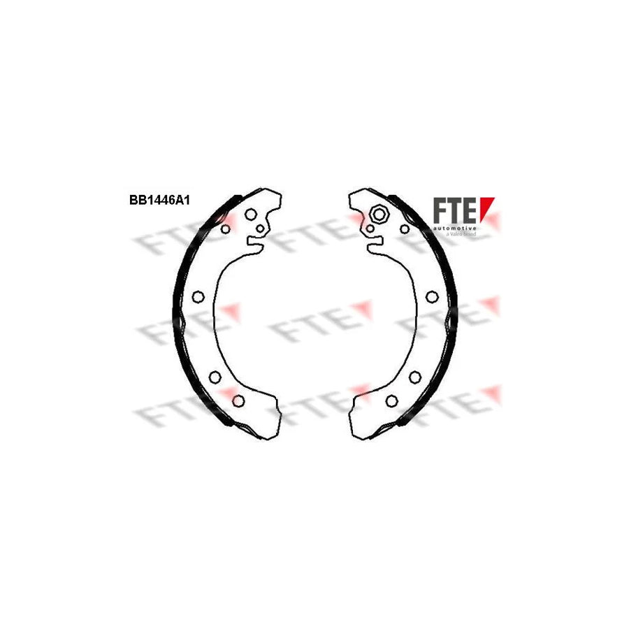 FTE Bb1446A1 Brake Shoe Set for Toyota Corolla