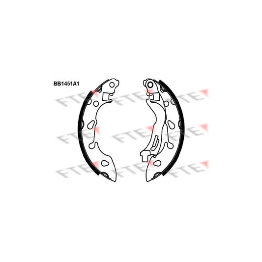 FTE Bb1451A1 Brake Shoe Set