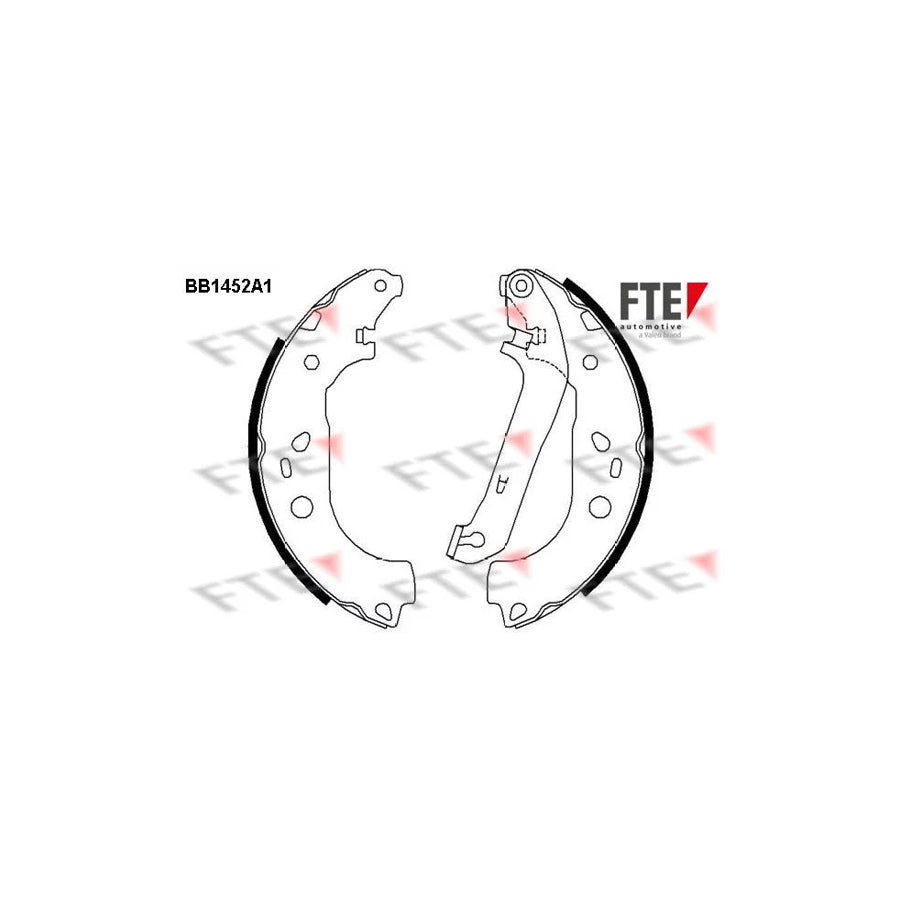 FTE Bb1452A1 Brake Shoe Set