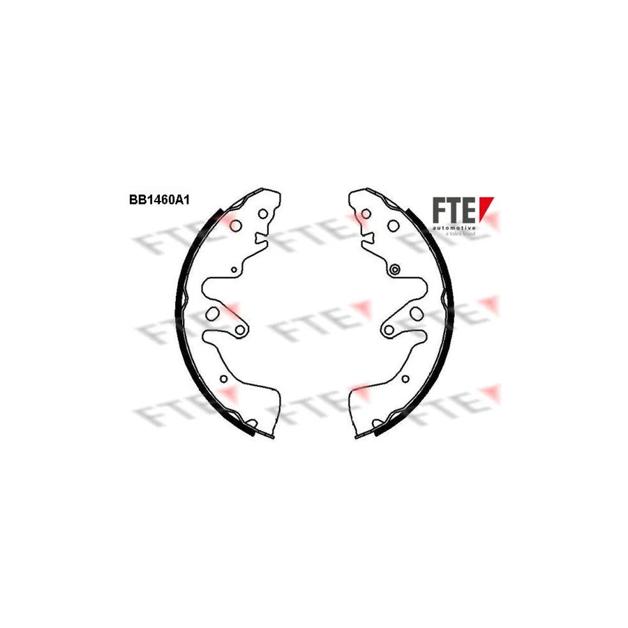 FTE Bb1460A1 Brake Shoe Set for Suzuki Grand Vitara II Off-Road (Jt, Te, Td)