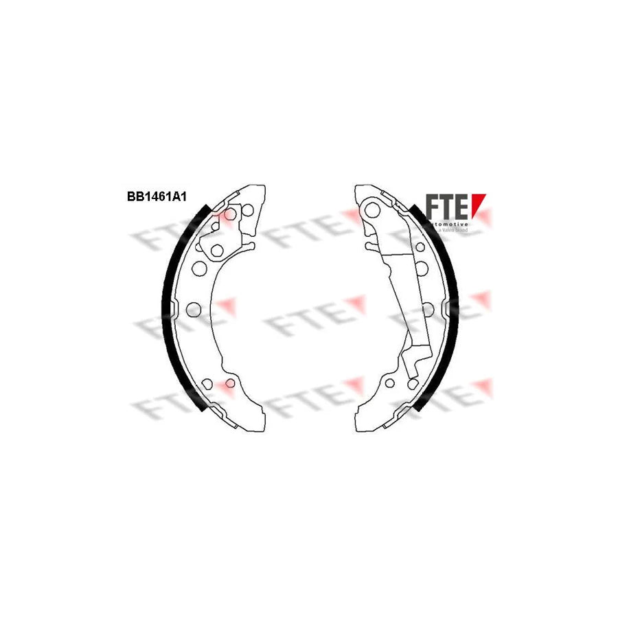 FTE Bb1461A1 Brake Shoe Set