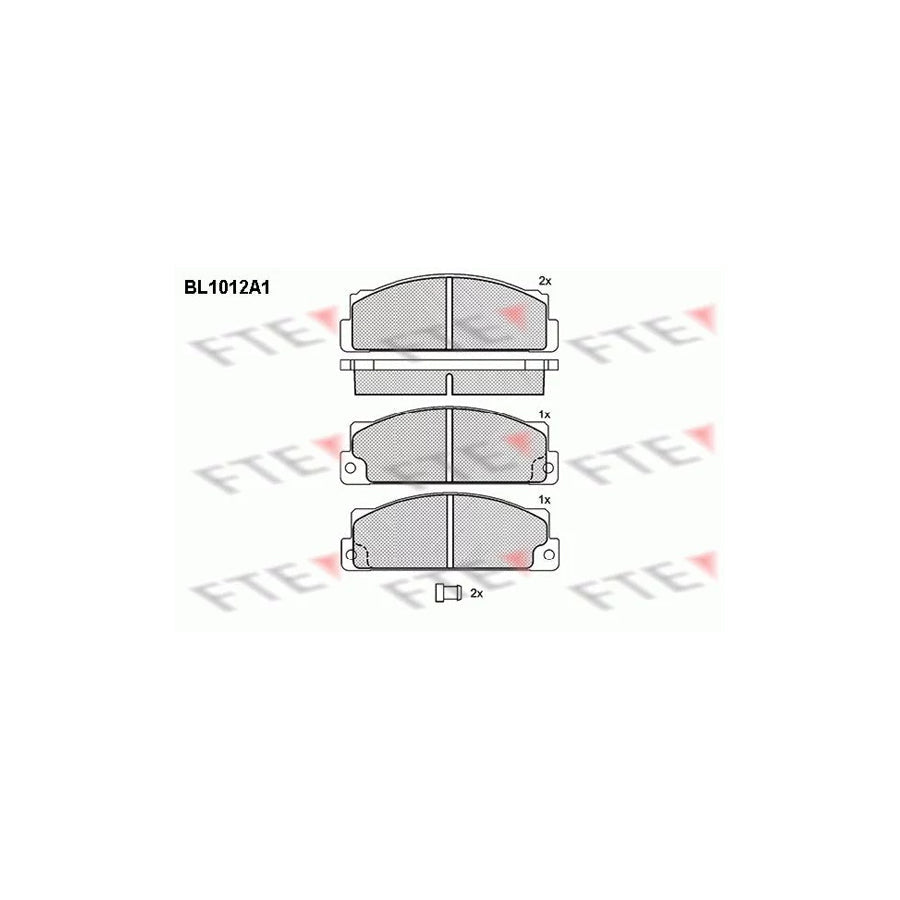FTE Bl1012A1 Brake Pad Set
