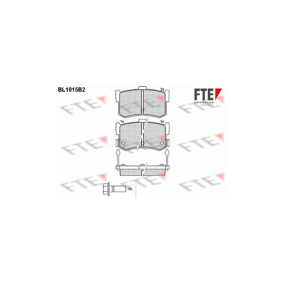 FTE Bl1015B2 Brake Pad Set