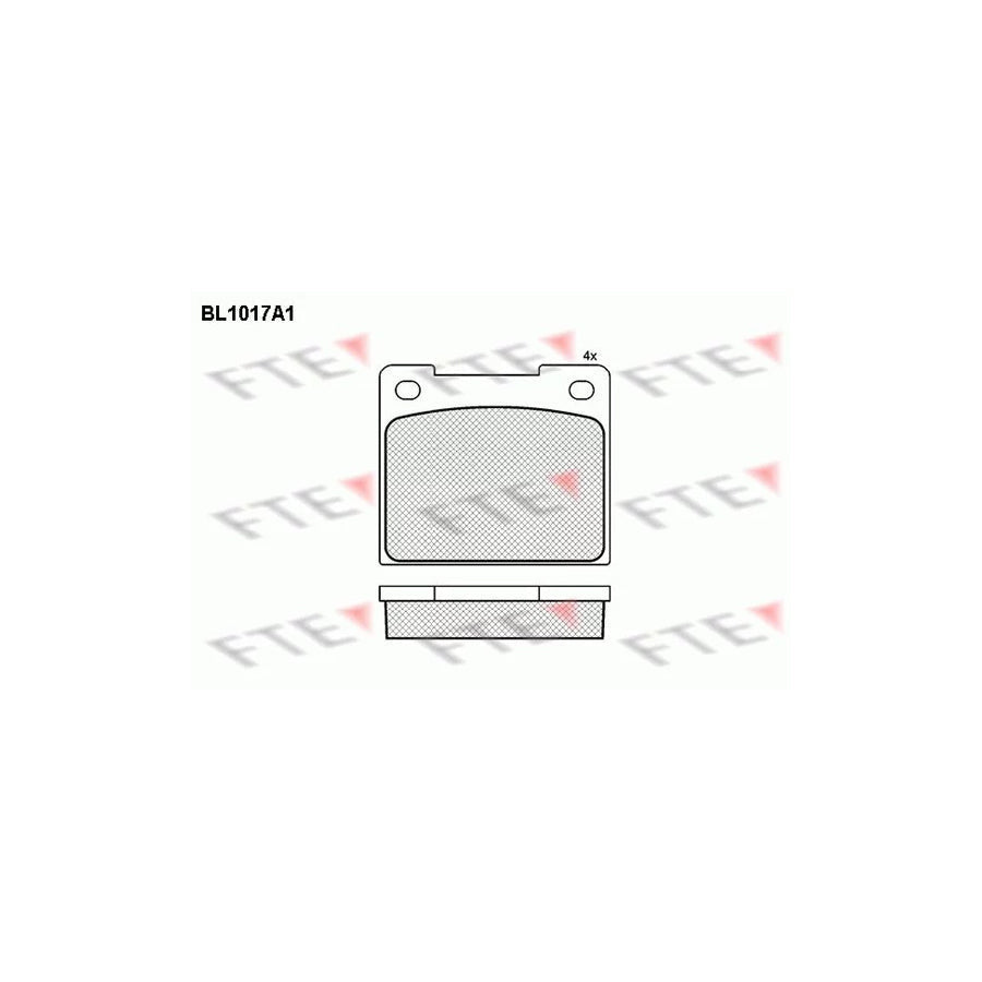 FTE Bl1017A1 Brake Pad Set