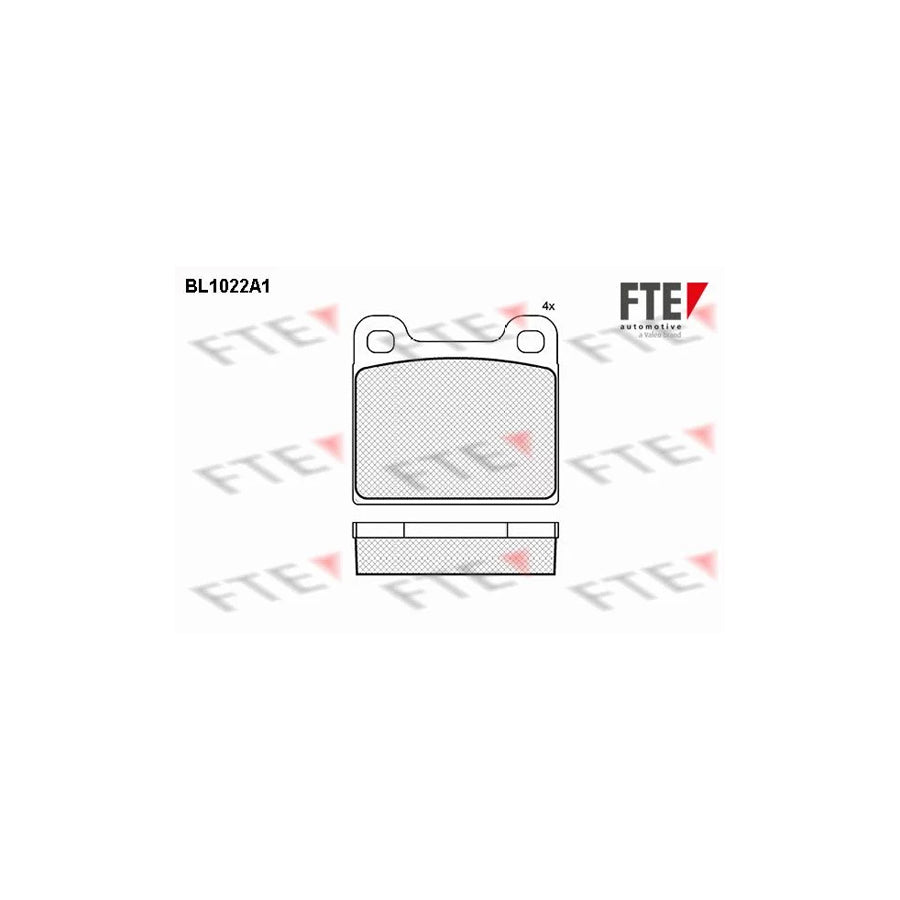 FTE Bl1022A1 Brake Pad Set