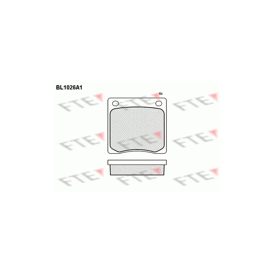FTE Bl1026A1 Brake Pad Set