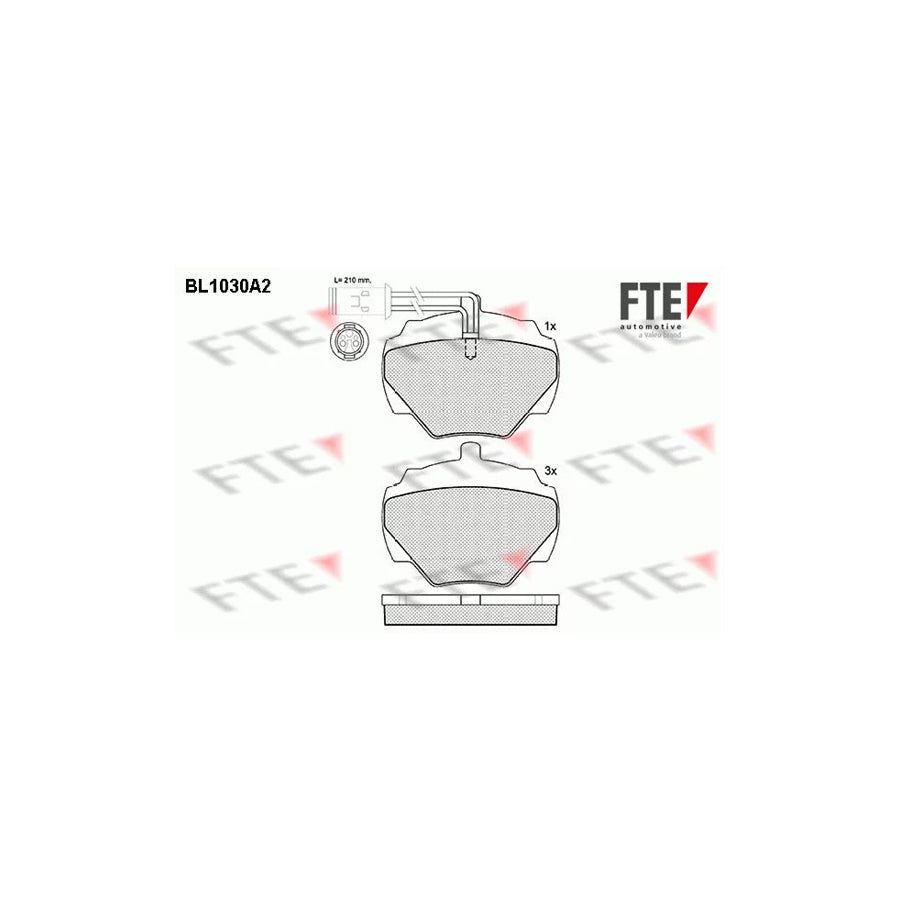 FTE Bl1030A2 Brake Pad Set