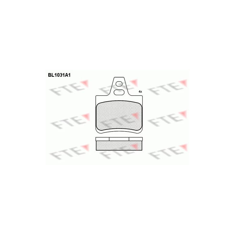 FTE Bl1031A1 Brake Pad Set