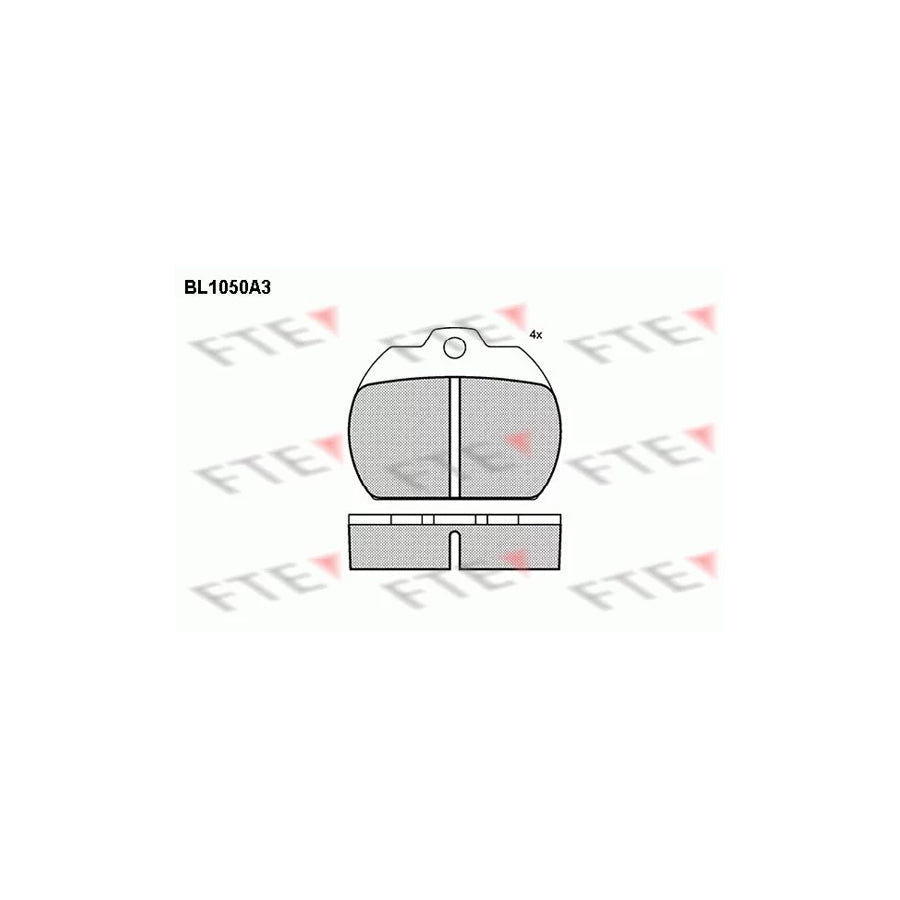 FTE Bl1050A3 Brake Pad Set for VW Kaefer