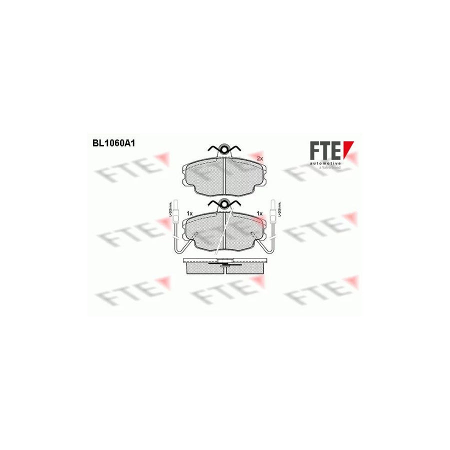 FTE Bl1060A1 Brake Pad Set