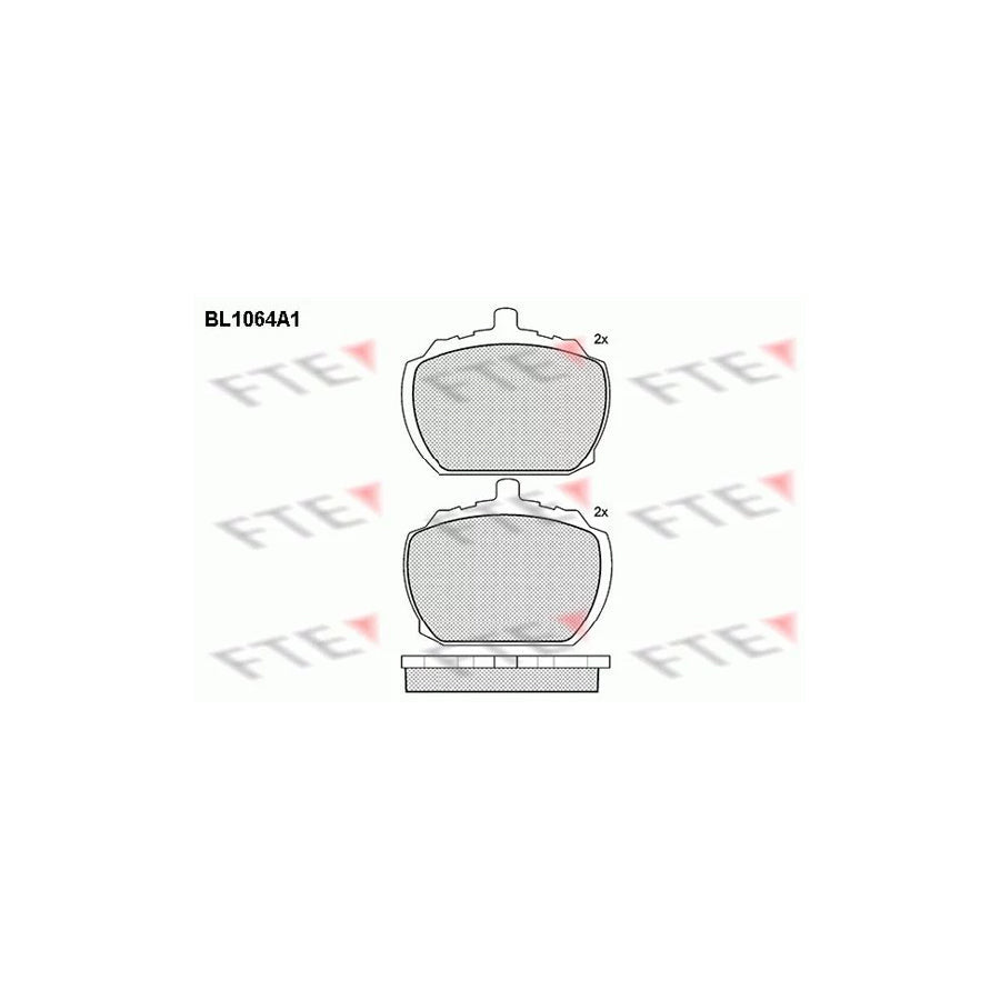 FTE Bl1064A1 Brake Pad Set