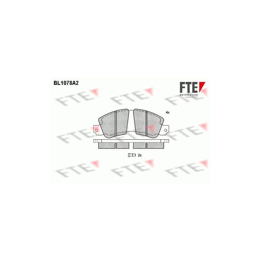 FTE Bl1078A2 Brake Pad Set