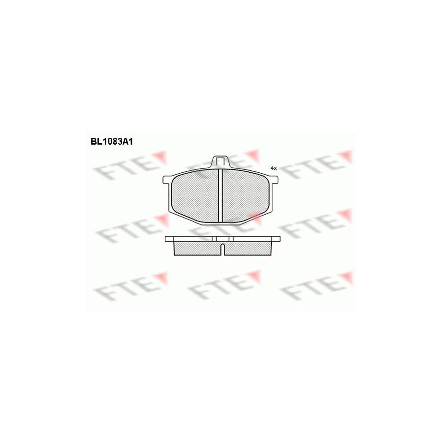 FTE Bl1083A1 Brake Pad Set