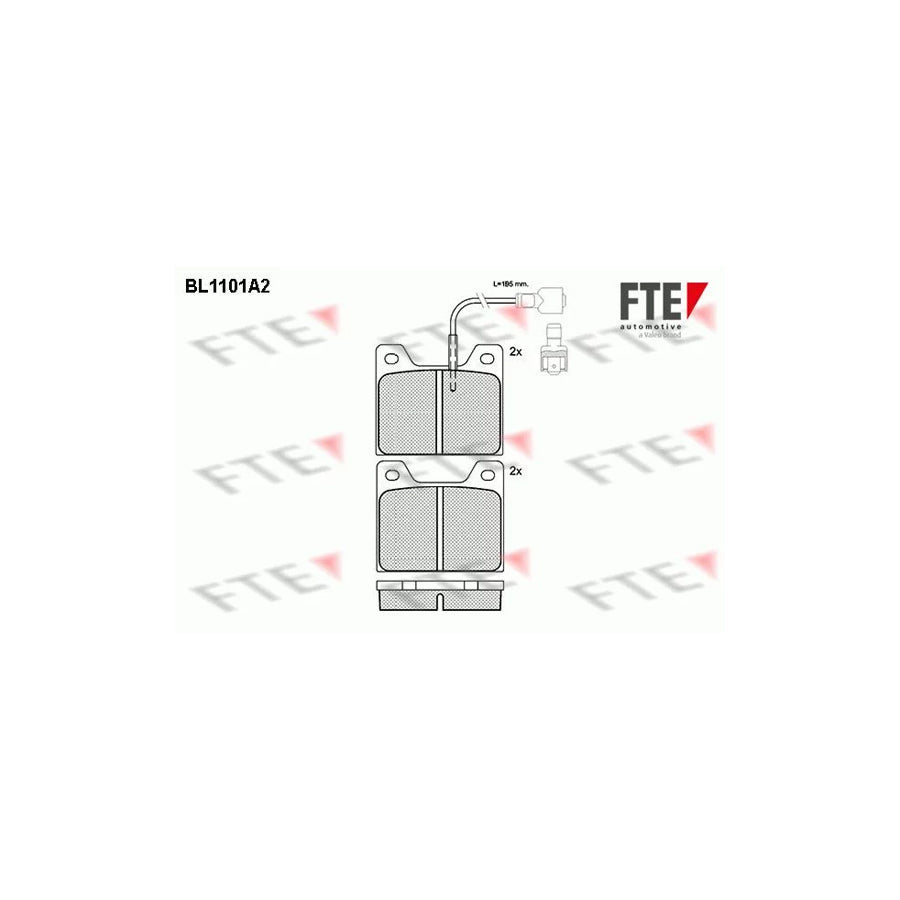 FTE Bl1101A2 Brake Pad Set