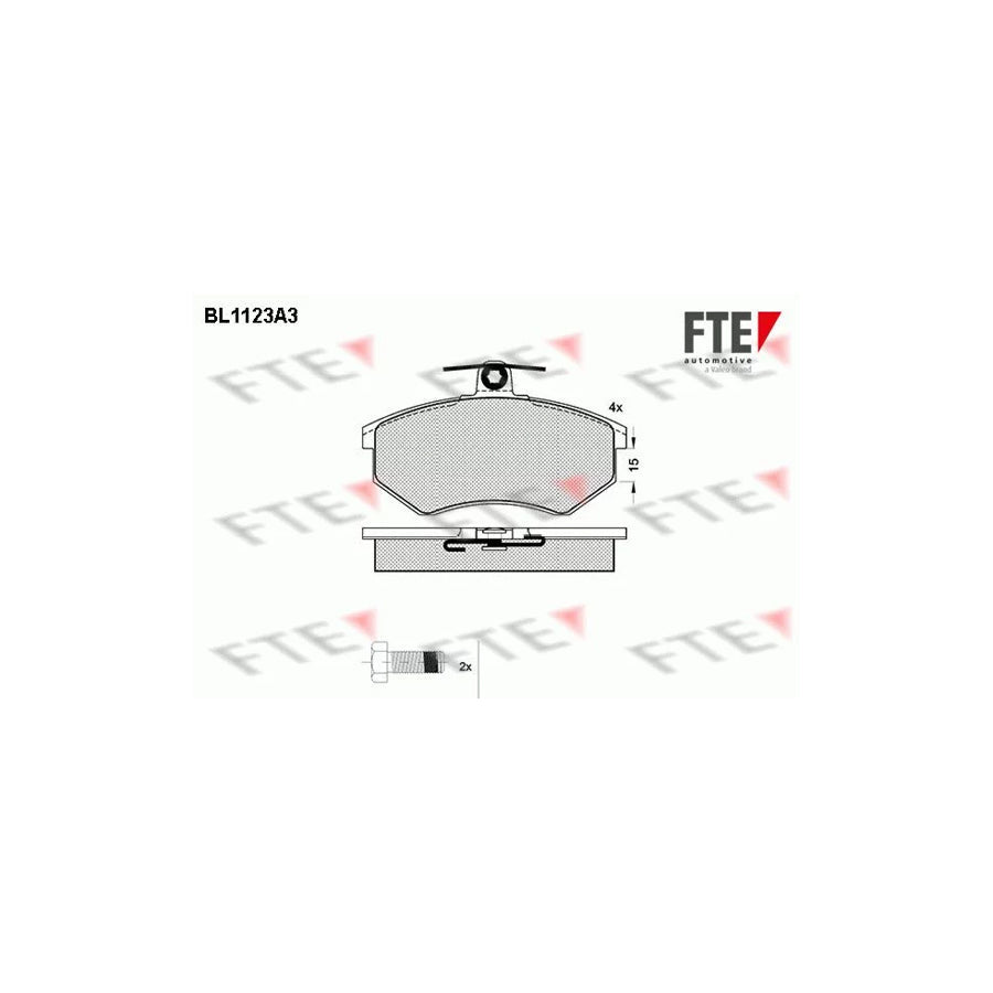 FTE Bl1123A3 Brake Pad Set