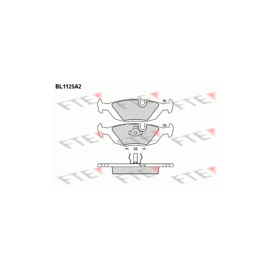 FTE Bl1125A2 Brake Pad Set