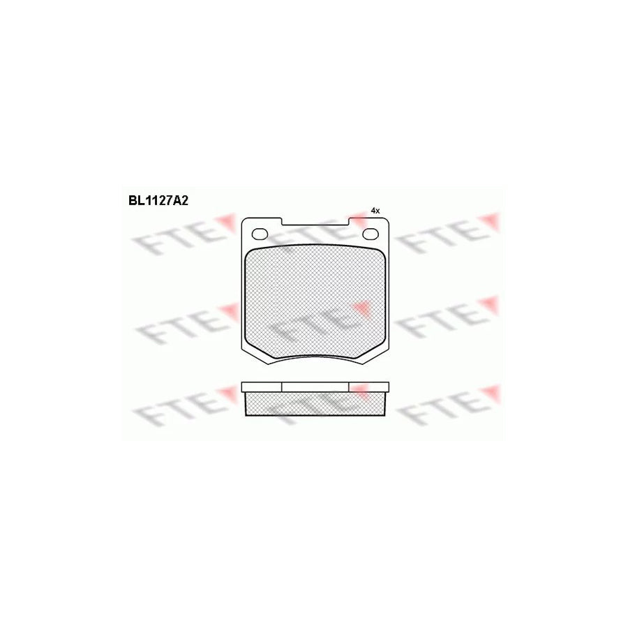 FTE Bl1127A2 Brake Pad Set