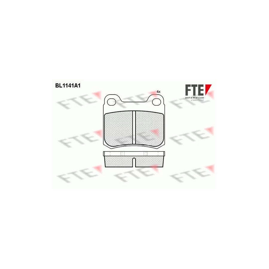FTE Bl1141A1 Brake Pad Set