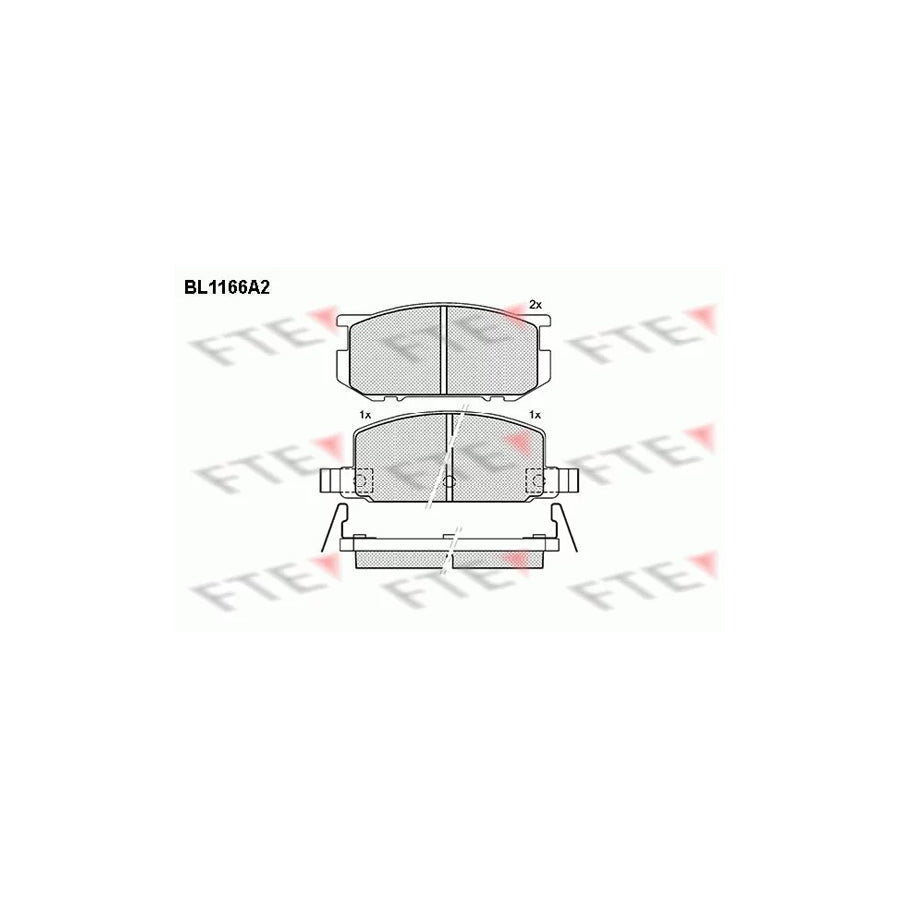 FTE Bl1166A2 Brake Pad Set