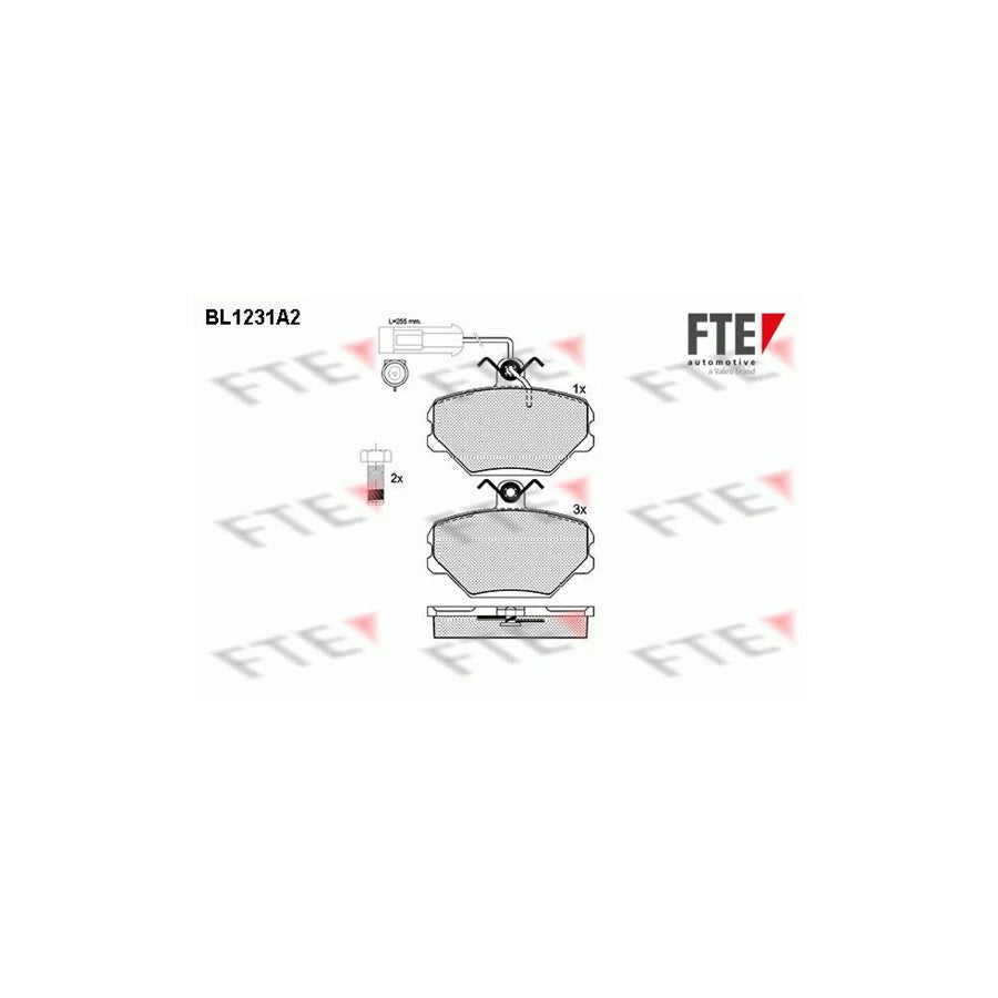 FTE Bl1231A2 Brake Pad Set