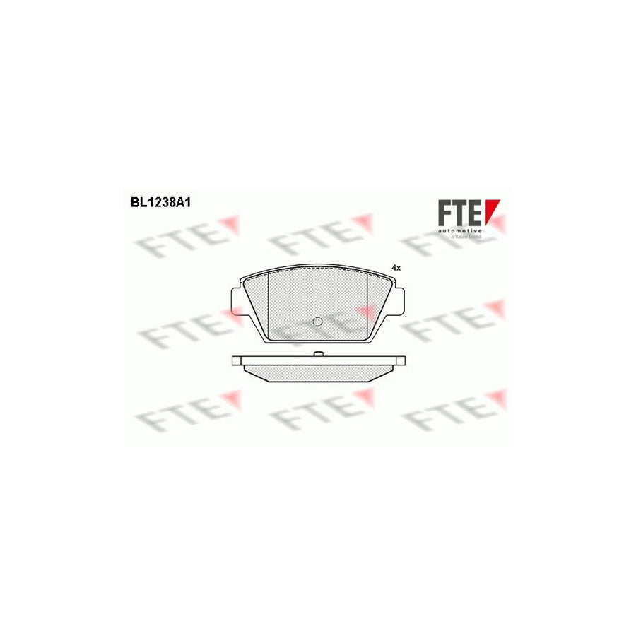 FTE Bl1238A1 Brake Pad Set