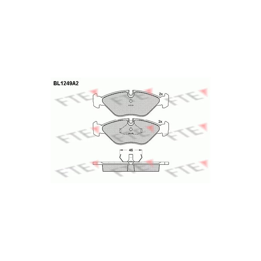 FTE Bl1249A2 Brake Pad Set