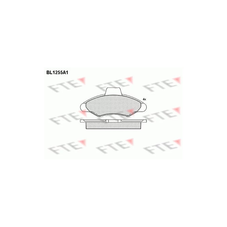 FTE Bl1255A1 Brake Pad Set