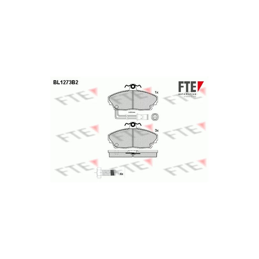 FTE Bl1273B2 Brake Pad Set