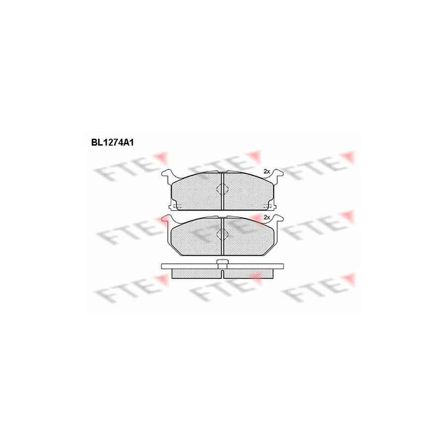 FTE Bl1274A1 Brake Pad Set