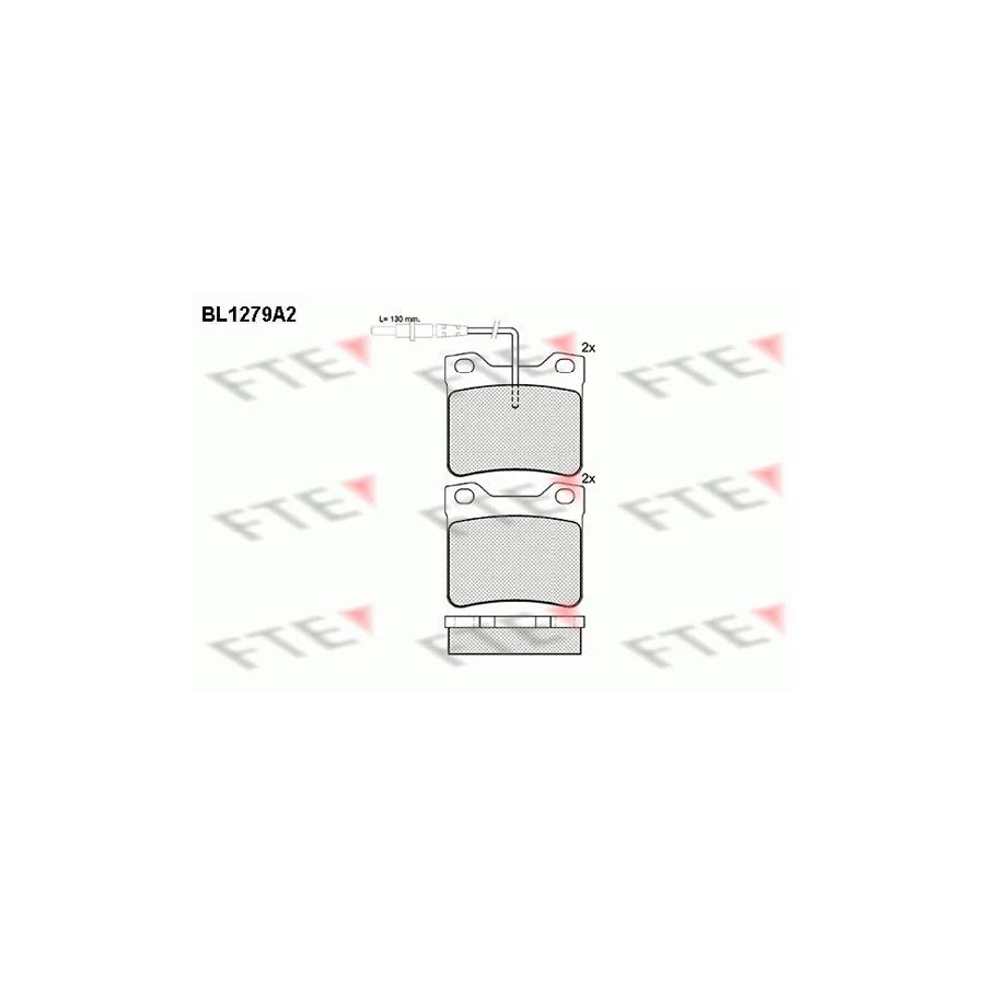 FTE Bl1279A2 Brake Pad Set