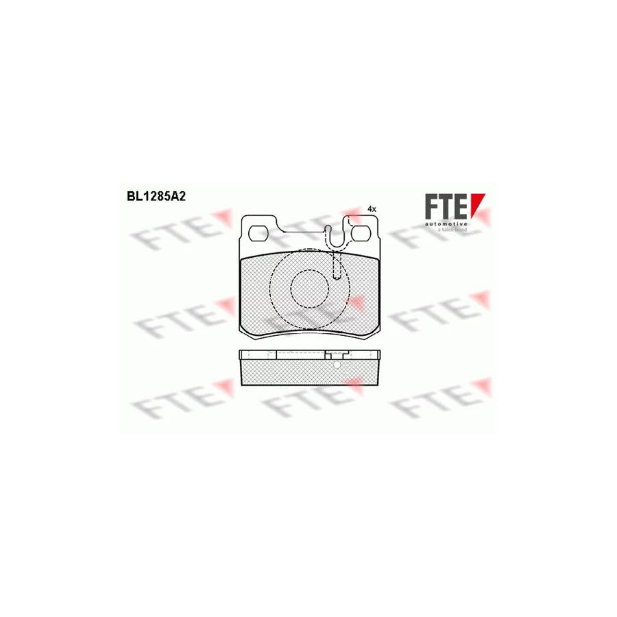 FTE Bl1285A2 Brake Pad Set