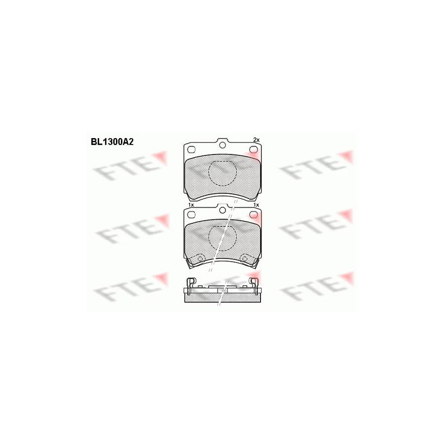 FTE Bl1300A2 Brake Pad Set