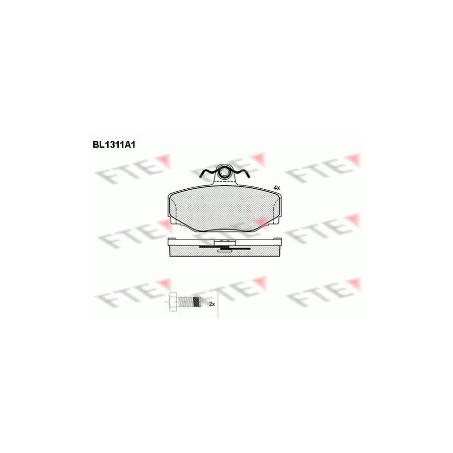 FTE Bl1311A1 Brake Pad Set