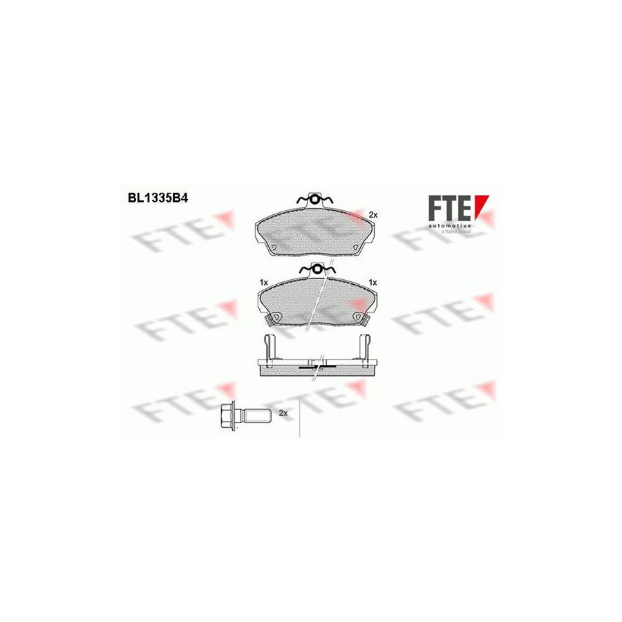 FTE Bl1335B4 Brake Pad Set