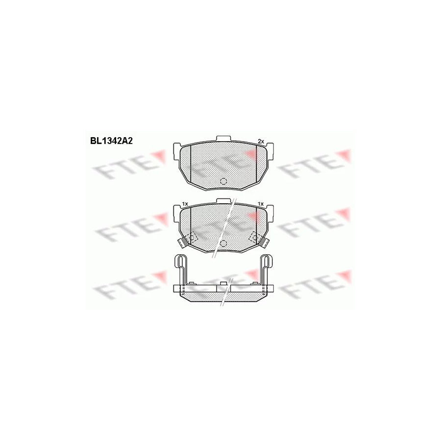 FTE Bl1342A2 Brake Pad Set