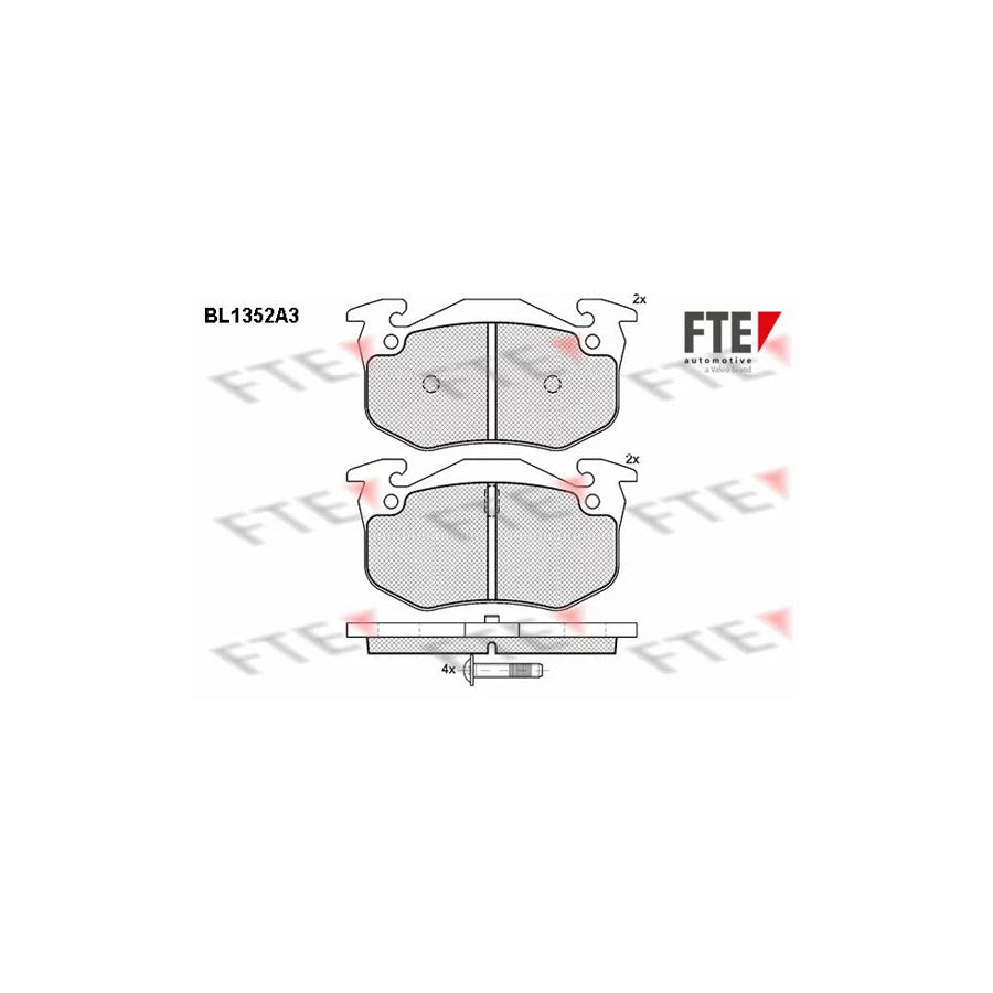 FTE Bl1352A3 Brake Pad Set