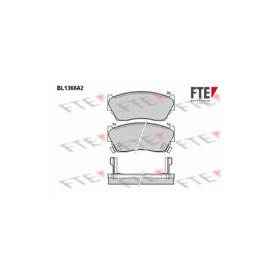 FTE Bl1366A2 Brake Pad Set