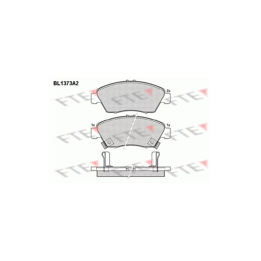 FTE Bl1373A2 Brake Pad Set
