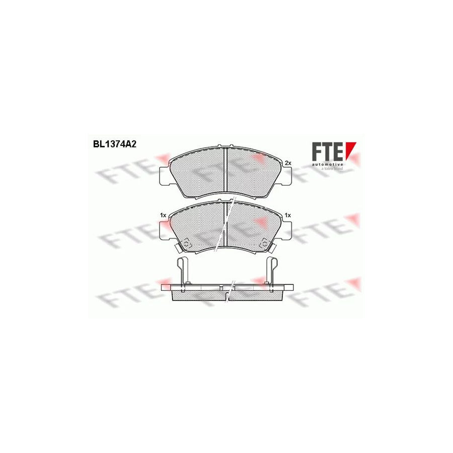 FTE Bl1374A2 Brake Pad Set