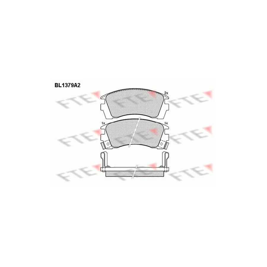 FTE Bl1379A2 Brake Pad Set