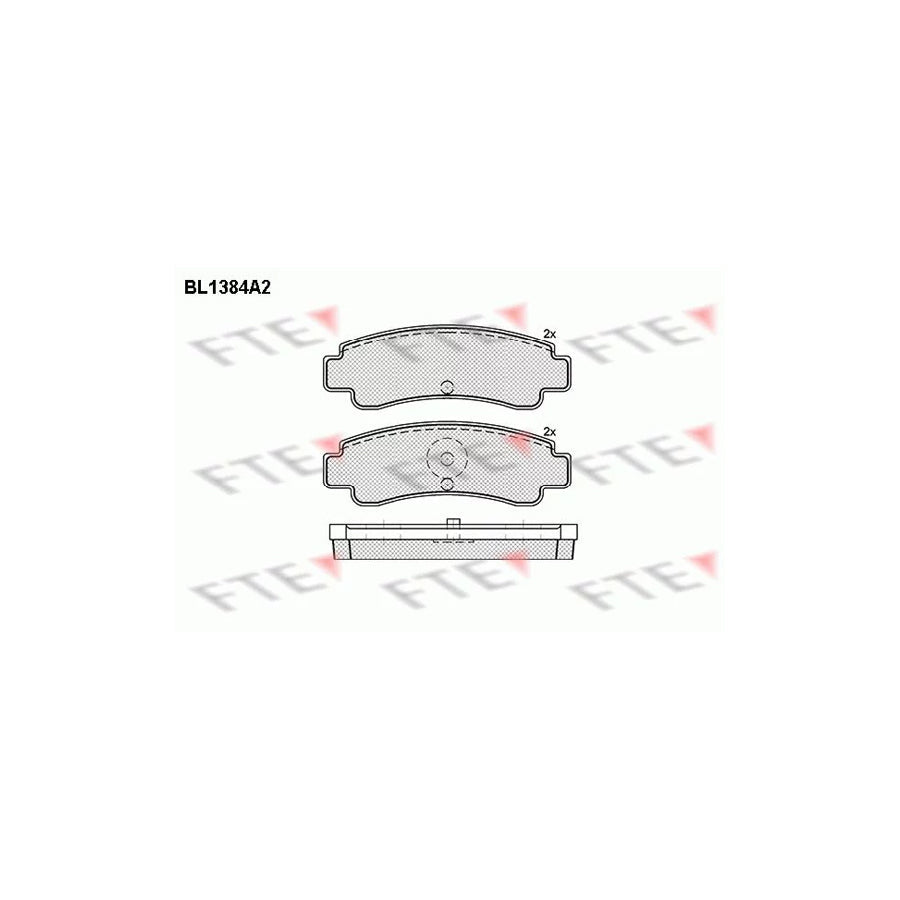 FTE Bl1384A2 Brake Pad Set