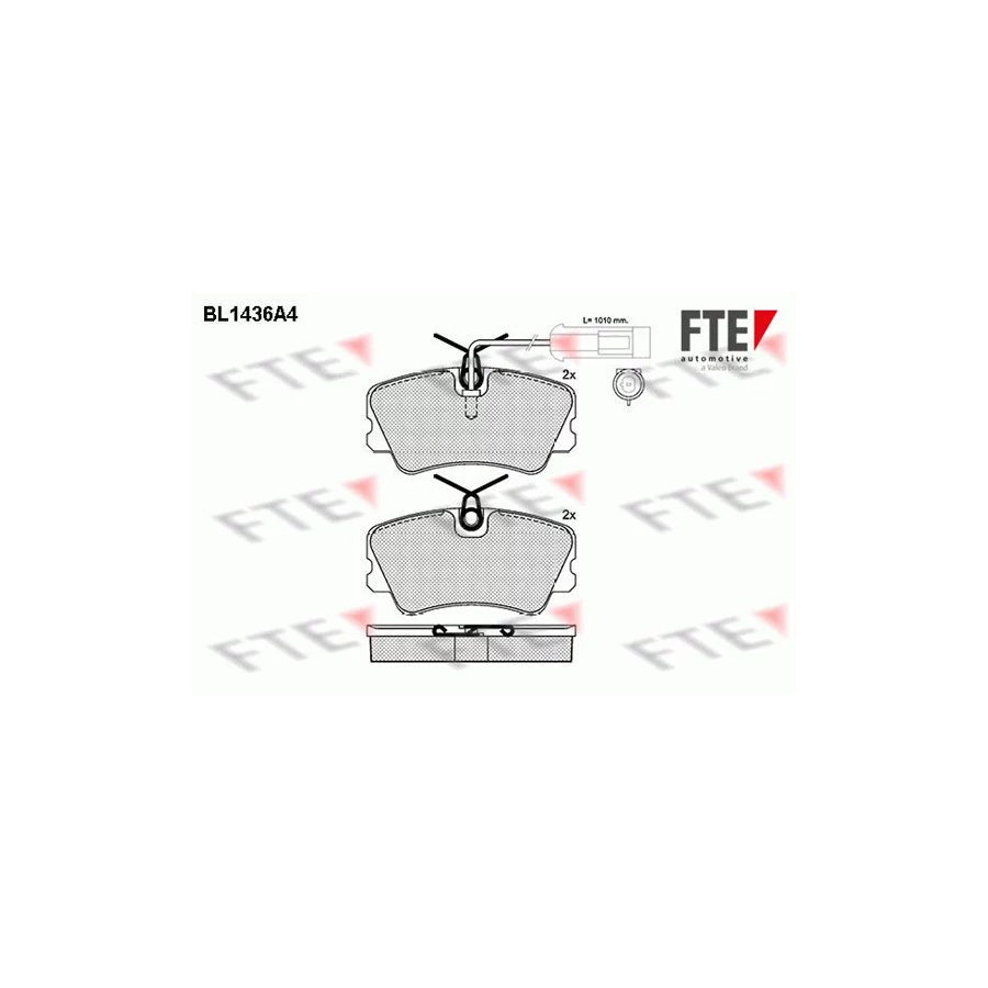 FTE Bl1436A4 Brake Pad Set for Alfa Romeo 33