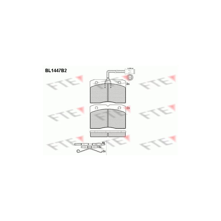 FTE Bl1447B2 Brake Pad Set