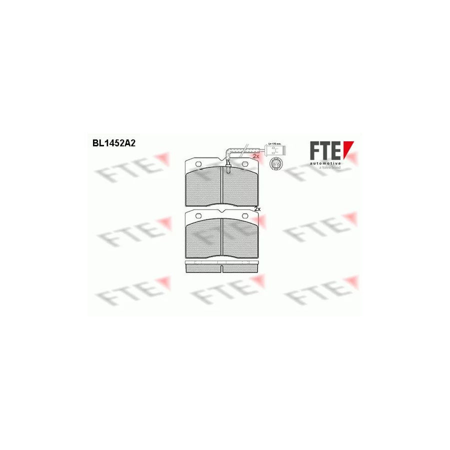 FTE Bl1452A2 Brake Pad Set for Iveco Daily