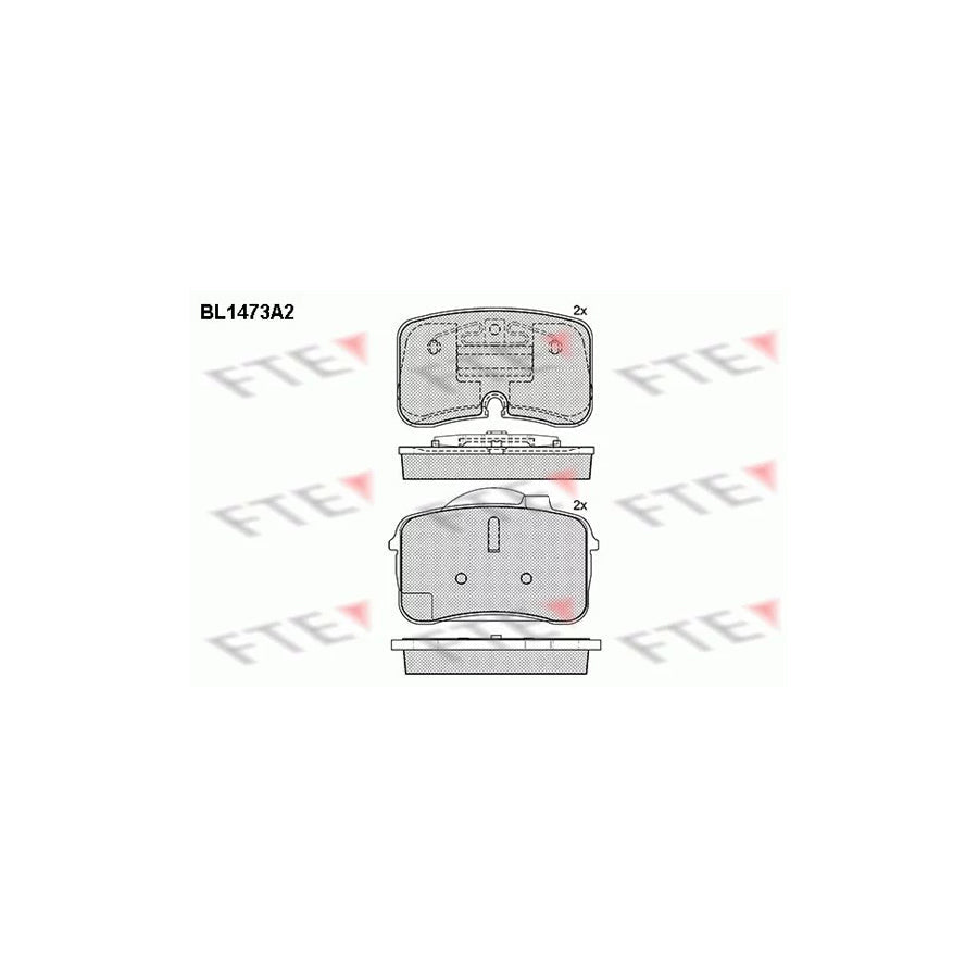 FTE Bl1473A2 Brake Pad Set